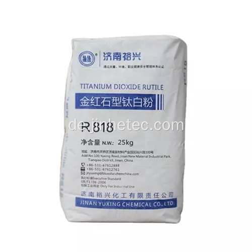 Yuxing Titandioxid Tio2 R818 Pulverbeschichtung Farbe